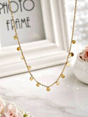 NEW! LUNA NORTE COIN CHARM NECKLACE